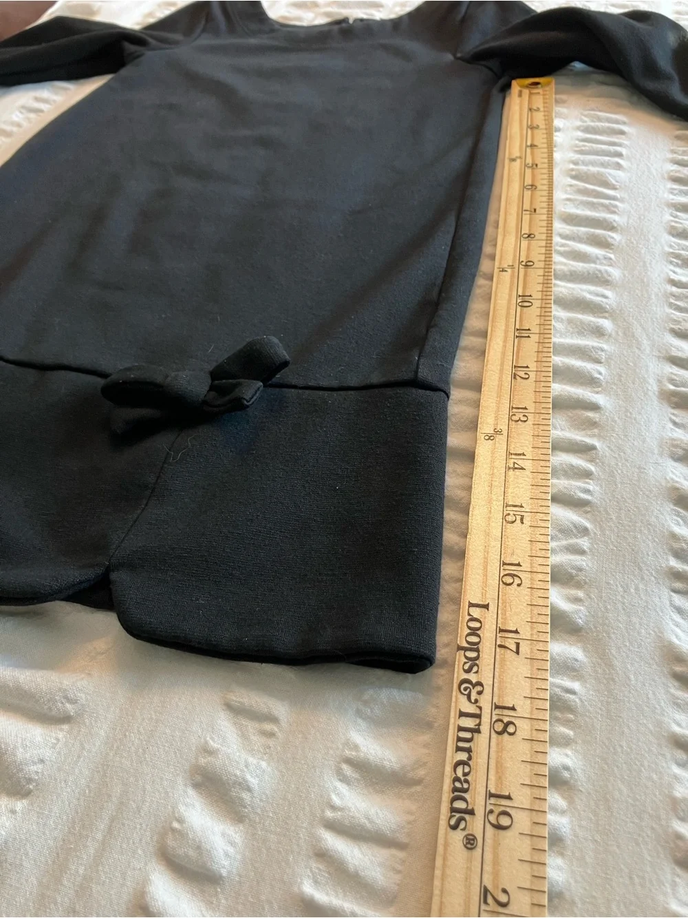 GAP Black Bow-Trim Formal Girls Dress